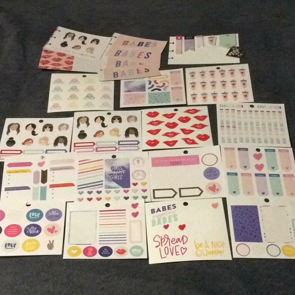 Happy planner Girl Encourager Accessories